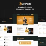 قالب المنتور Curriporto - پورتفولیو و آژانس خلاق