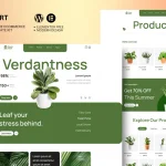 قالب المنتور Daunmart - طراحی سایت فروشگاه گیاهان آپارتمانی