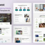 قالب المنتور Eldnest - قالب خدمات مراقبت در منزل و سالمندان