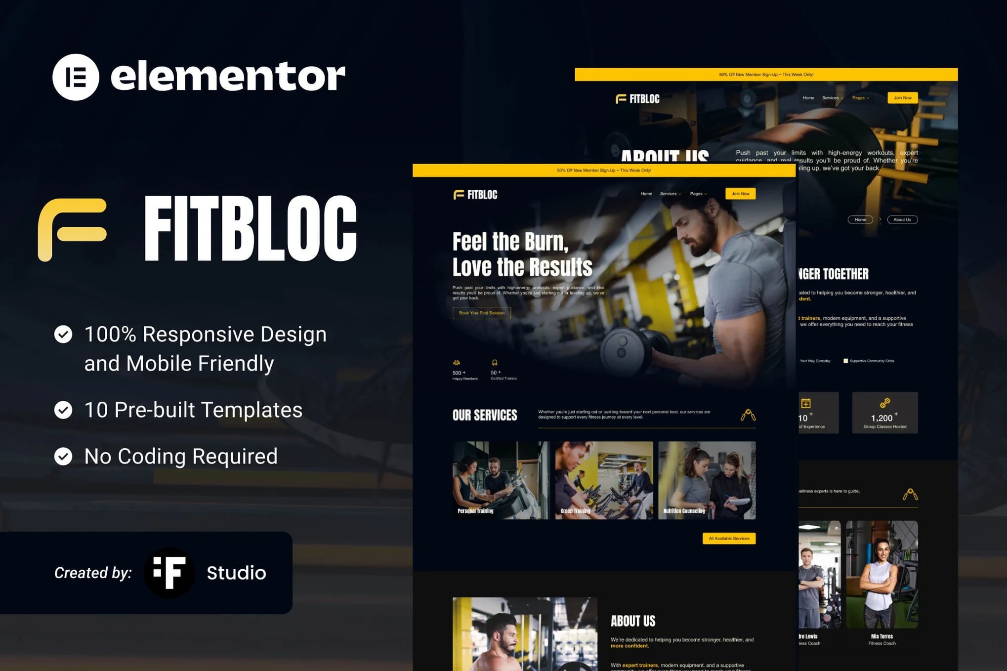 قالب المنتور Fitbloc - قالب وردپرس باشگاه بدنسازی
