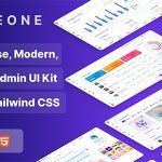 قالب Lineone - کیت UI پنل مدیریت و وب‌اپلیکیشن