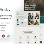 قالب المنتور Mindzy - طراحی سایت روانشناسی و مشاوره
