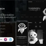 قالب المنتور Robotech - طراحی سایت هوش مصنوعی و رباتیک