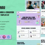 قالب المنتور Sinau - سایت آموزش آنلاین و دوره‌های آموزشی