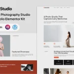 قالب المنتور StackStudio - سایت عکاسی و پورتفولیو مینیمال