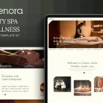 قالب المنتور Zenora - طراحی سایت اسپا و سلامت